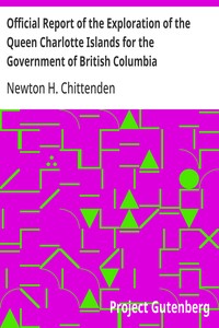 Cover of Official Report of the Exploration of the Queen Charlotte Islands for the Government of British Columbia