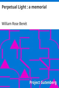 Cover of Perpetual Light : a memorial