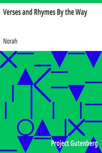 Cover of Verses and Rhymes By the Way