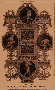 Cover of The Cornhill Magazine, Vol. I, January 1860