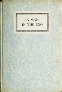 Cover of A Man in the Zoo