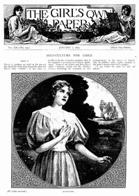 Cover of The Girl's Own Paper, Vol. XX, No. 993, January 7, 1899