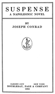 Cover of Suspense: A Napoleonic Novel
