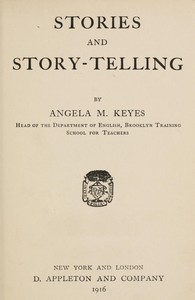 Cover of Stories and Story-telling