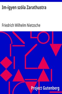 Cover of Im-ígyen szóla Zarathustra