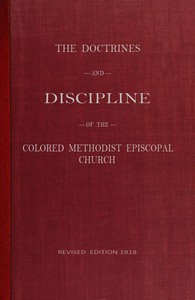 Cover of The Doctrines and Discipline of the Colored Methodist Episcopal Church Revised Edition 1918