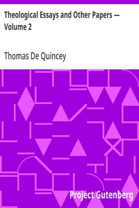 Cover of Theological Essays and Other Papers — Volume 2