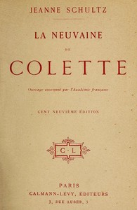 Cover of La neuvaine de Colette