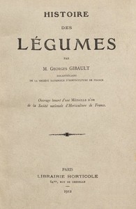 Cover of Histoire des légumes