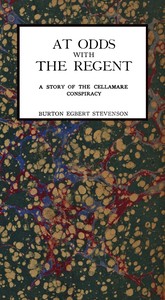 Cover of At Odds with the Regent: A Story of the Cellamare Conspiracy