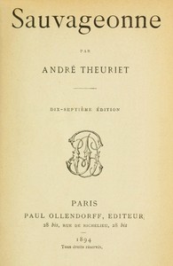 Cover of Sauvageonne