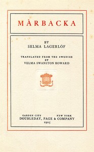 Cover of Mårbacka