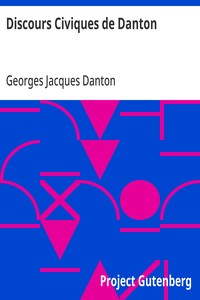 Cover of Discours Civiques de Danton