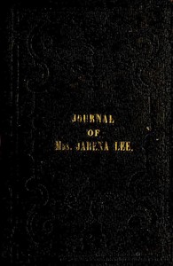 Cover of Religious Experience and Journal of Mrs. Jarena Lee Giving an Account of Her Call to Preach the Gospel