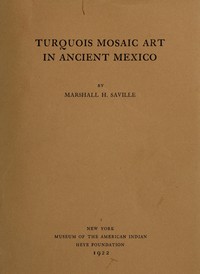 Cover of Turquois mosaic art in ancient Mexico