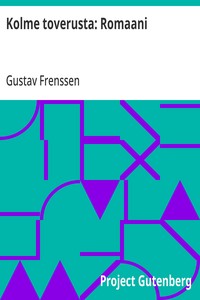 Cover of Kolme toverusta: Romaani