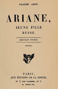 Cover of Ariane, jeune fille russe