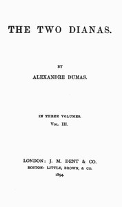 Cover of The Two Dianas, Volume 3 (of 3)