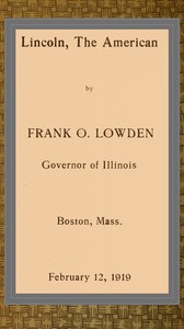 Cover of Lincoln, the American