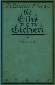 Cover of Die Eiks von Eichen: Roman aus einer Kleinstadt
