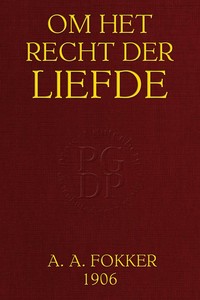 Cover of Om het recht der liefde