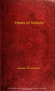 Cover of Views of nature: or Contemplations on the sublime phenomena of creation with scientific illustrations