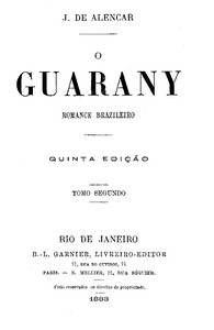 Cover of O Guarany: romance brazileiro, Vol. 2 (of 2)