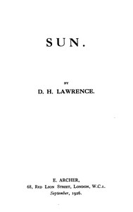 Cover of Sun