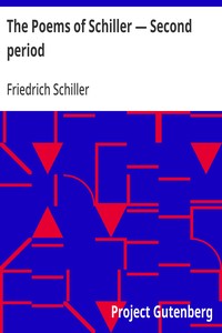 Cover of The Poems of Schiller — Second period