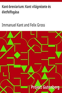 Cover of Kant-breviarium: Kant világnézete és életfelfogása