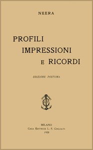 Cover of Profili, impressioni e ricordi