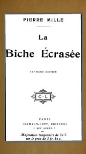 Cover of La biche écrasée