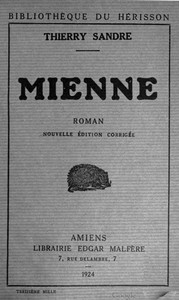Cover of Mienne: roman