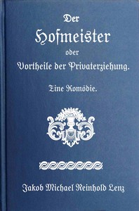 Cover of Der Hofmeister