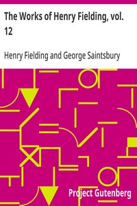 Cover of The Works of Henry Fielding, vol. 12