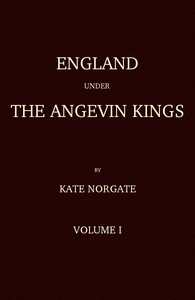 Cover of England under the Angevin Kings, Volume I