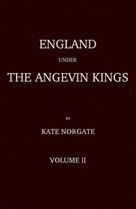 Cover of England under the Angevin Kings, Volume II