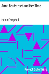 Cover of Anne Bradstreet and Her Time