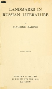 Cover of Landmarks in Russian literature