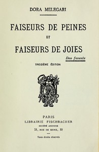 Cover of Faiseurs de peines et faiseurs de joies