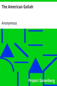 Cover of The American Goliah