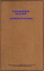 Cover of Civilisation 1914-1918