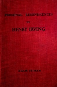 Cover of Personal reminiscences of Henry Irving