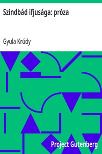 Cover of Szindbád ifjusága: próza