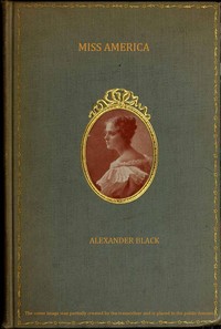 Cover of Miss America; pen and camera sketches of the American girl