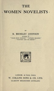 Cover of The women novelists
