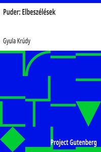 Cover of Puder: Elbeszélések