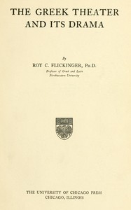 Cover of The Greek theater and its drama