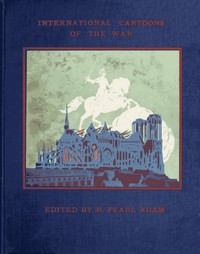 Cover of International cartoons of the war