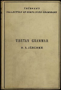 Cover of Tibetan Grammar